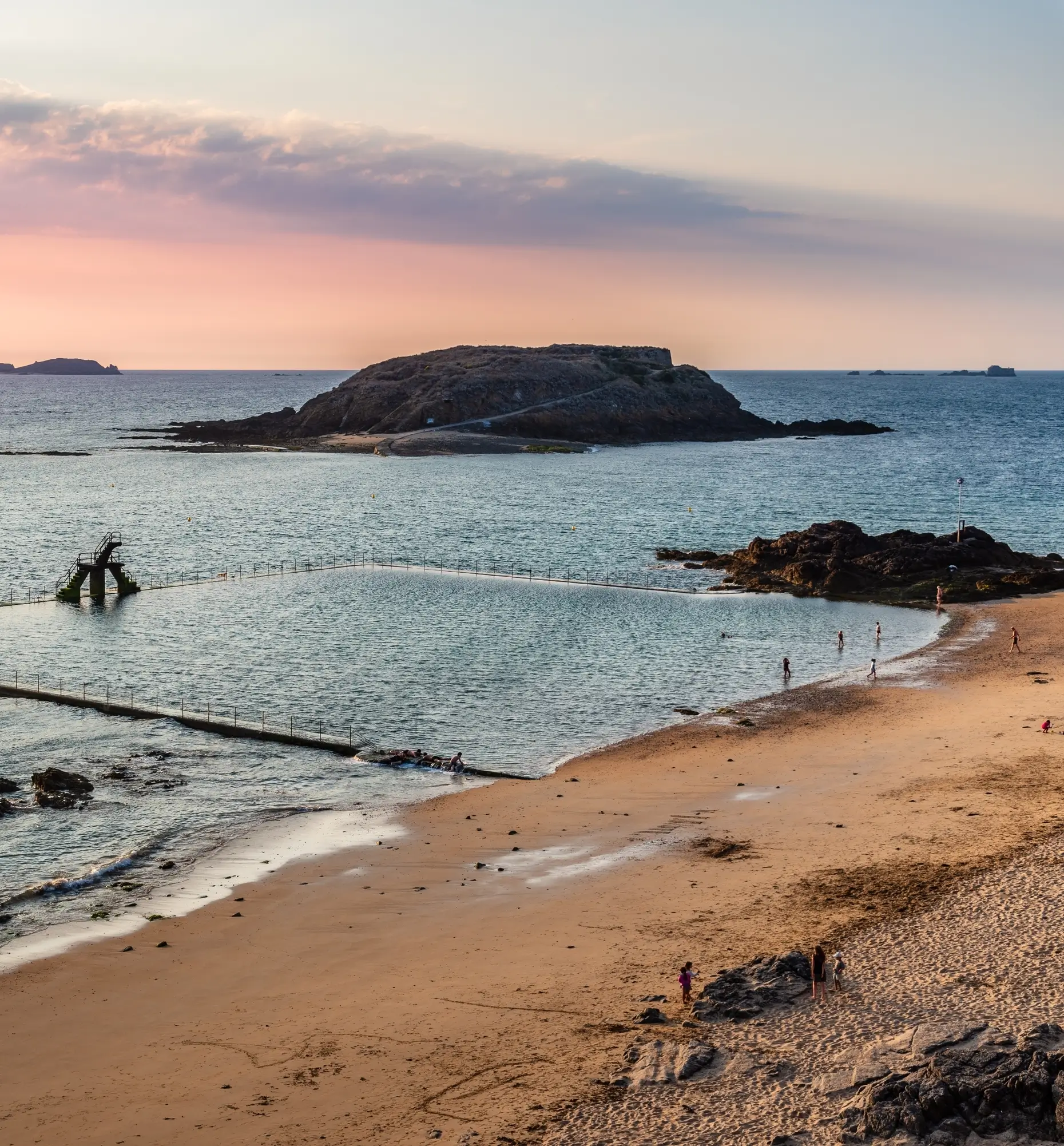 Plage de Bonsecours à Saint-Malo